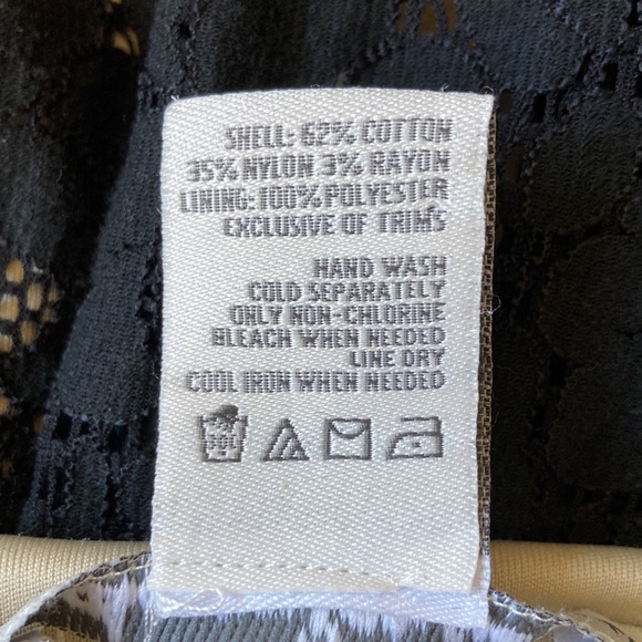 American Rag Black Lace Dress 2x - Picture 6 of 7